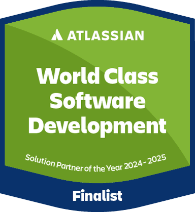 World-Class Software Development finalist 2024 to 2025 badge