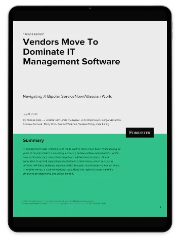 Download Forrester’s IT Management Report