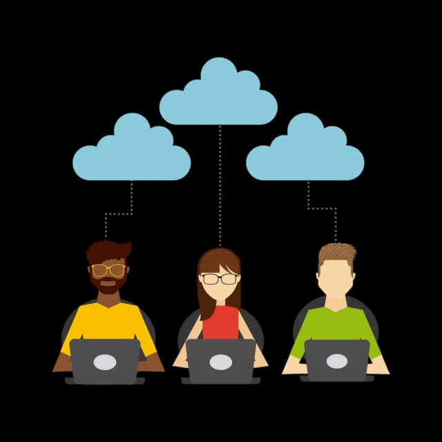 Teams collaborating using Atlassian cloud tools like Jira and Confluence.