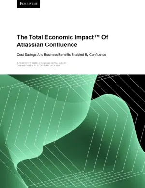 Download the Forrester TEI Report for Atlassian Confluence