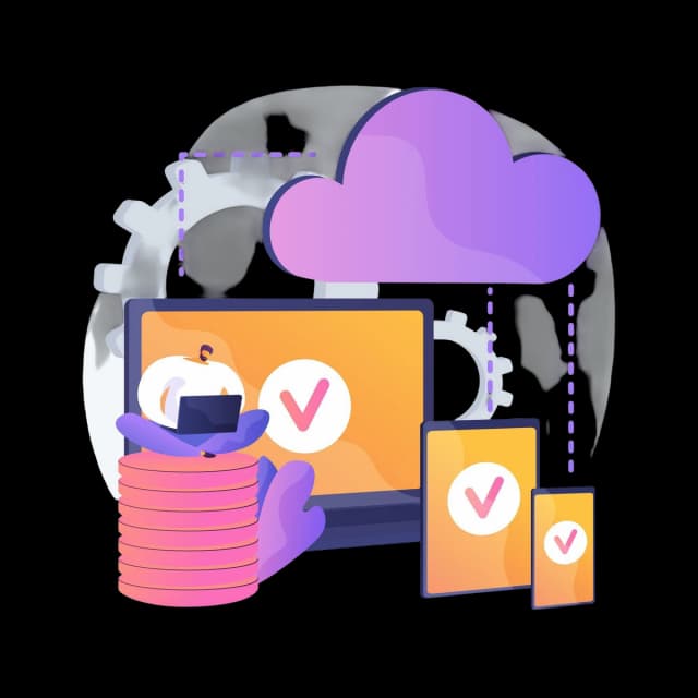 SaaS technology with cloud syncing across devices, databases and platforms.