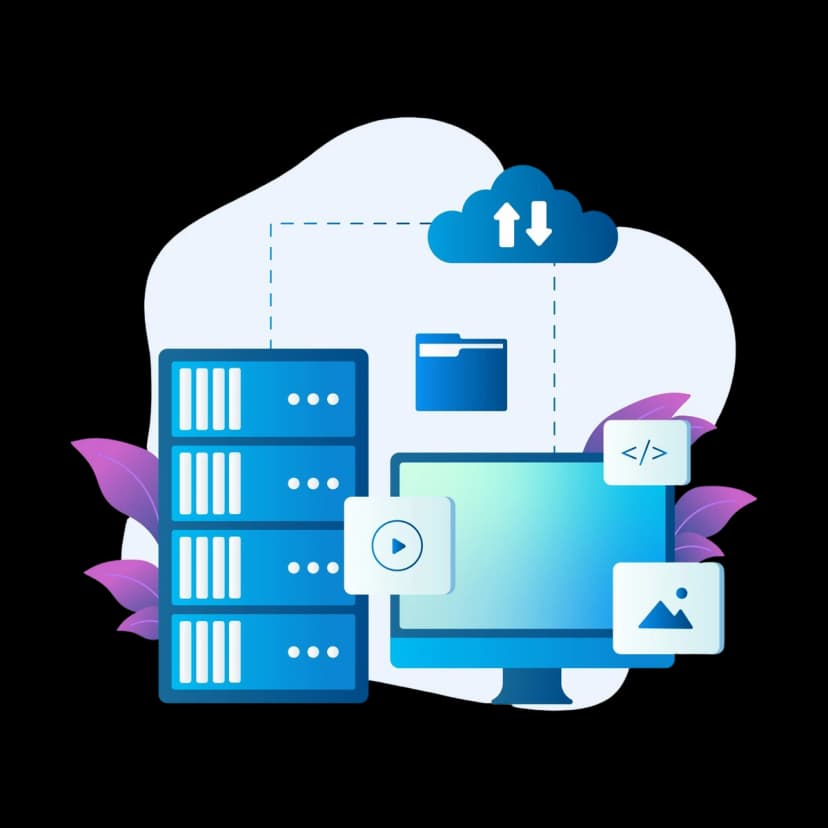 An illustration of data distribution in a company database