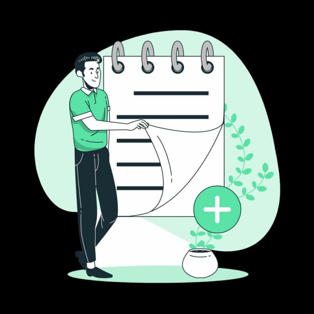 Person unveiling a new page on a notebook, symbolizing a fresh start with streamlined developer onboarding.