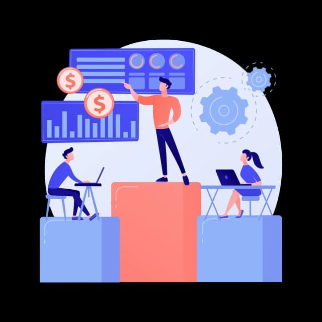 Team analyzing CI/CD pricing and performance metrics.