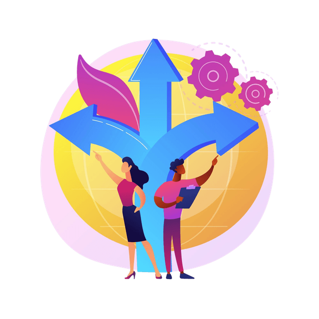 Strategic decision making and multiple paths.