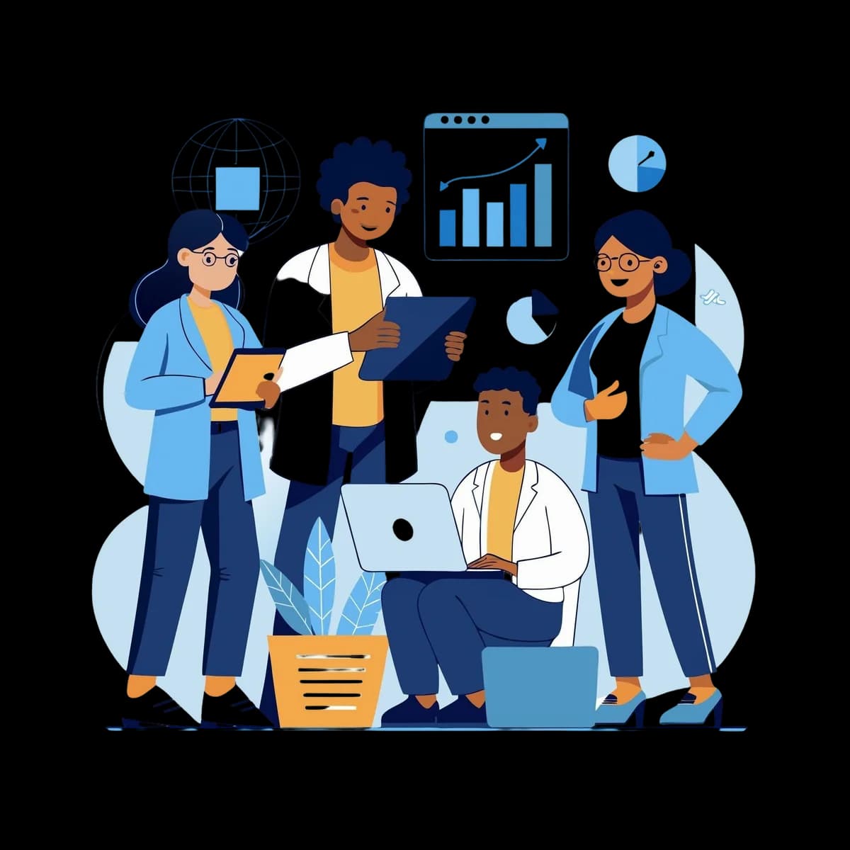 Business team evaluating Atlassian partner options and implementation success.