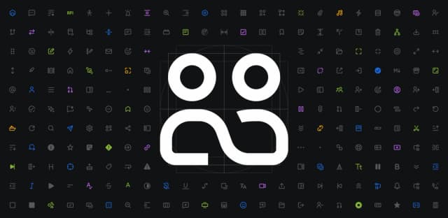 Grid of Atlassian’s modern icons highlighting consistency and design system style.