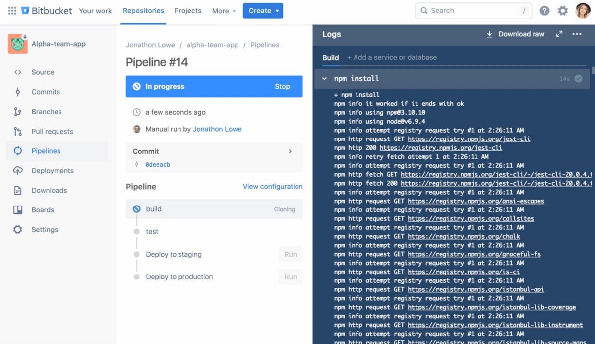 Bamboo Data Center to Bitbucket Pipelines
