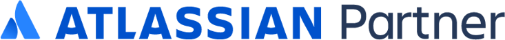 Atlassian Partner logo, representing official partnership with Atlassian for solutions and services.