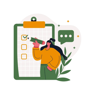 Icon of a checklist or filter symbol to represent restricting values.