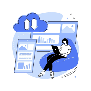 Cloud Migration Assistant interface showing repository selection.