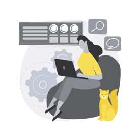Software developer interacting with an AI-powered command line interface.